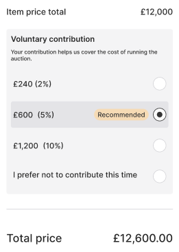 Voluntary contribution